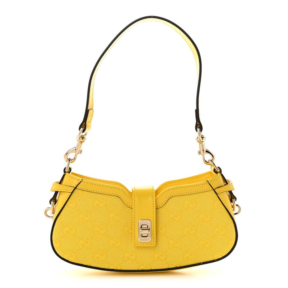 Gucci Calfskin Mini Moon Side Shoulder #323714G11B